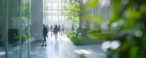 Picture of people in a botanical office